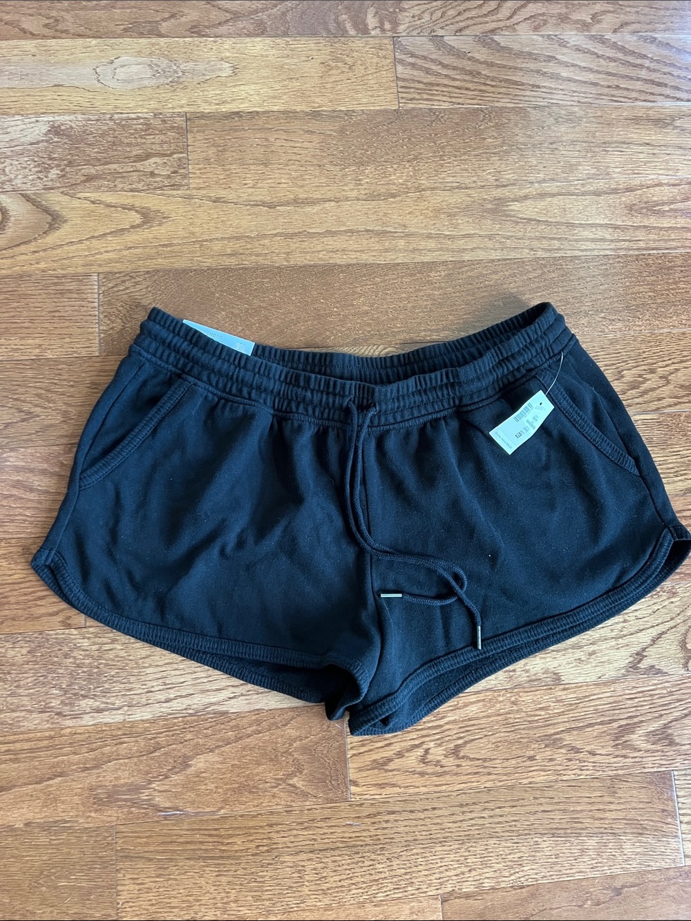 Black Women's Athletic Drawstring Shorts